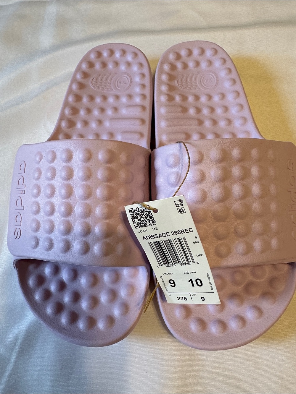 adidas Adissage 360REC Women's Slides - Light Pink